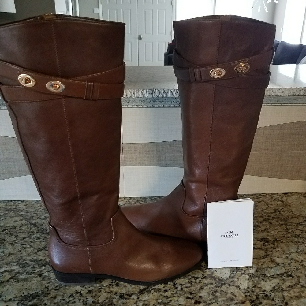 Coach brown boots